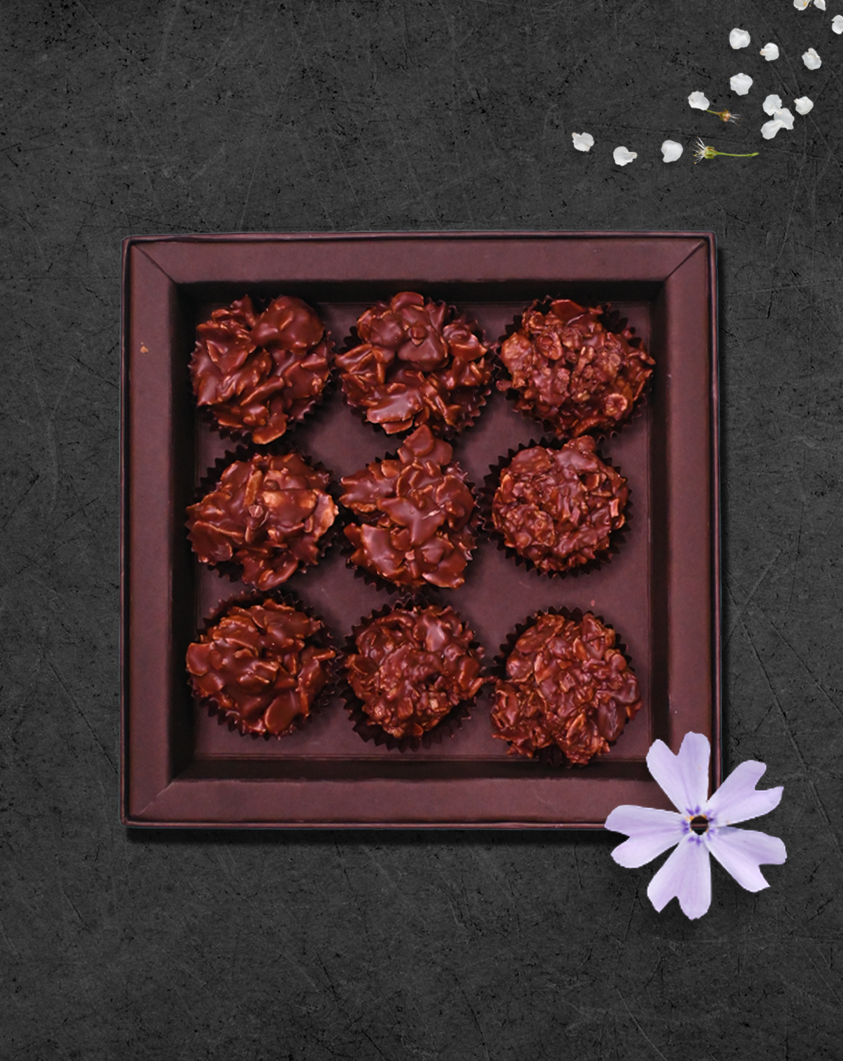 Almond Clusters - 55% Dark chocolate