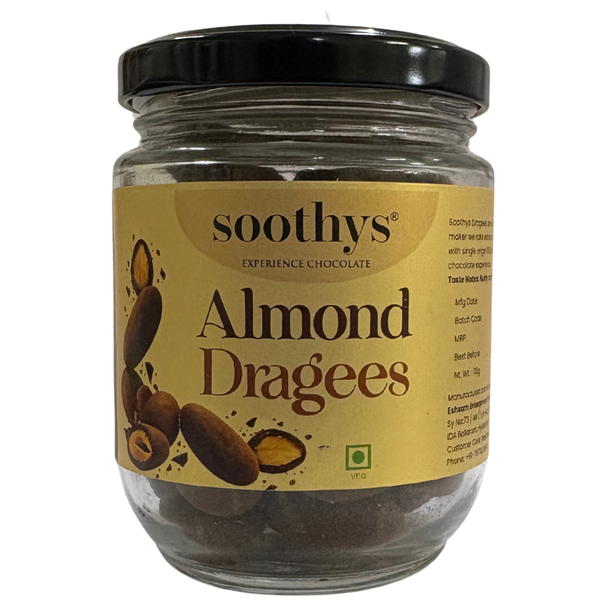 Almond Dragees Craft Chocolate | 110 gms