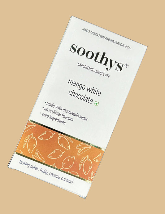 Mango White Craft Chocolate Bars - Soothys