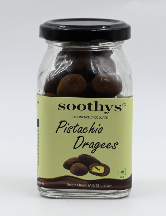 Pistachio Dragees Craft Chocolate - Soothys