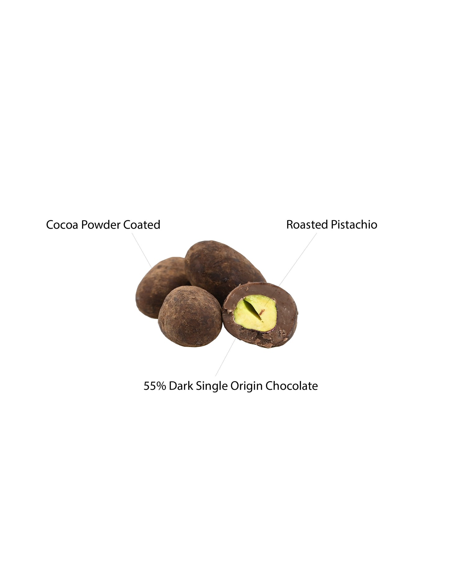 Pistachio Dragees Craft Chocolate | 110 gms