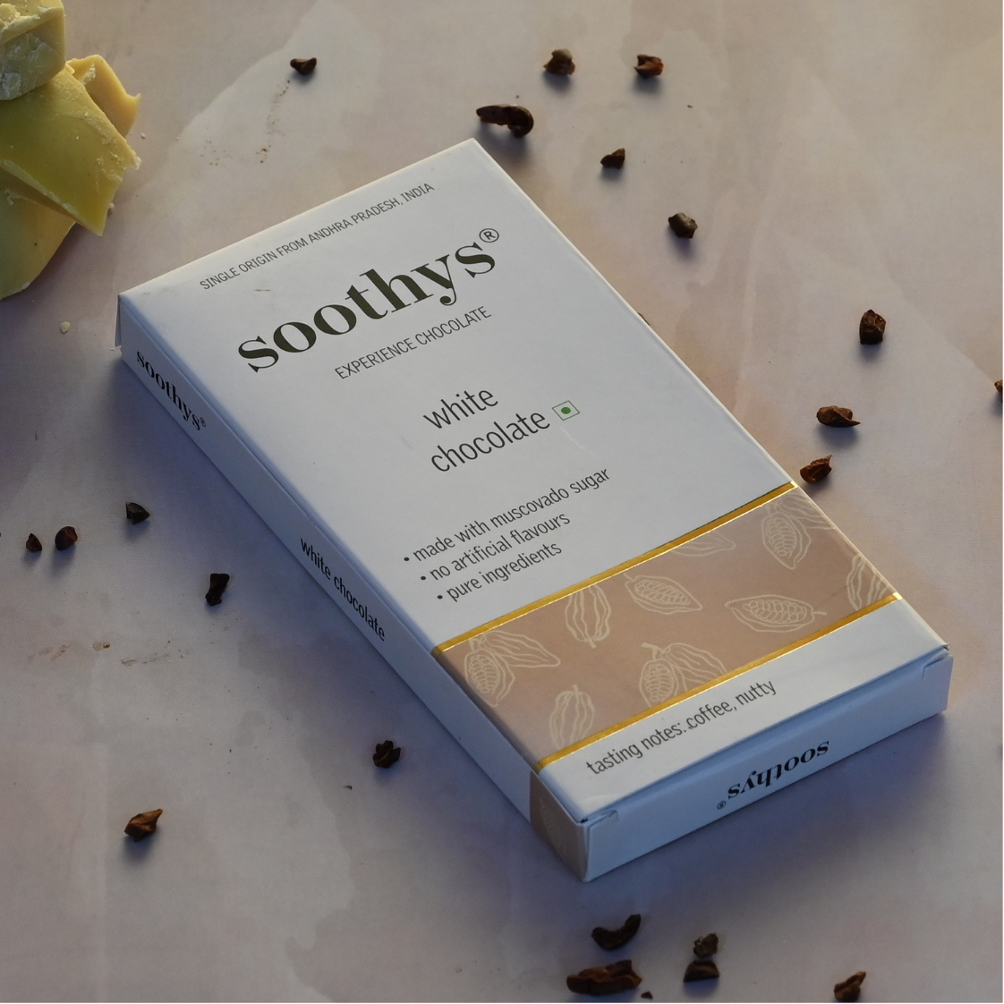Soothys Classic White Craft Chocolate Bar