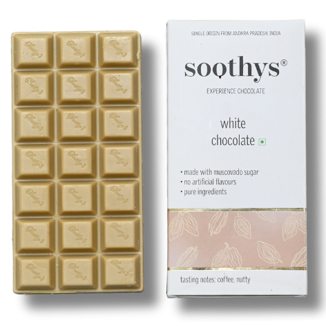 Classic White Craft Chocolate Bars | 88gms