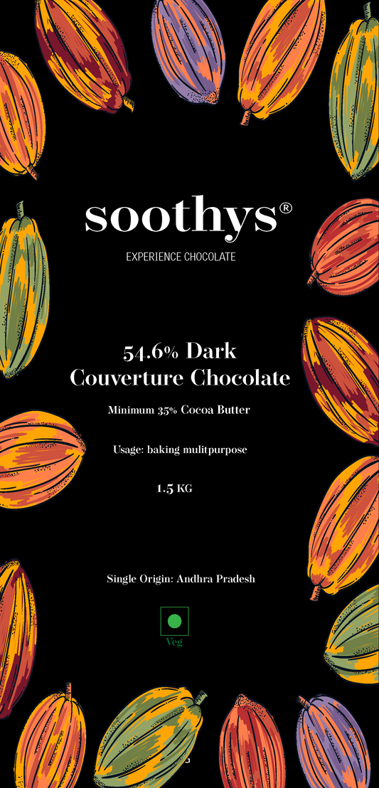 Soothys 54.6% Dark Baking Chocolate - SOOTHYS